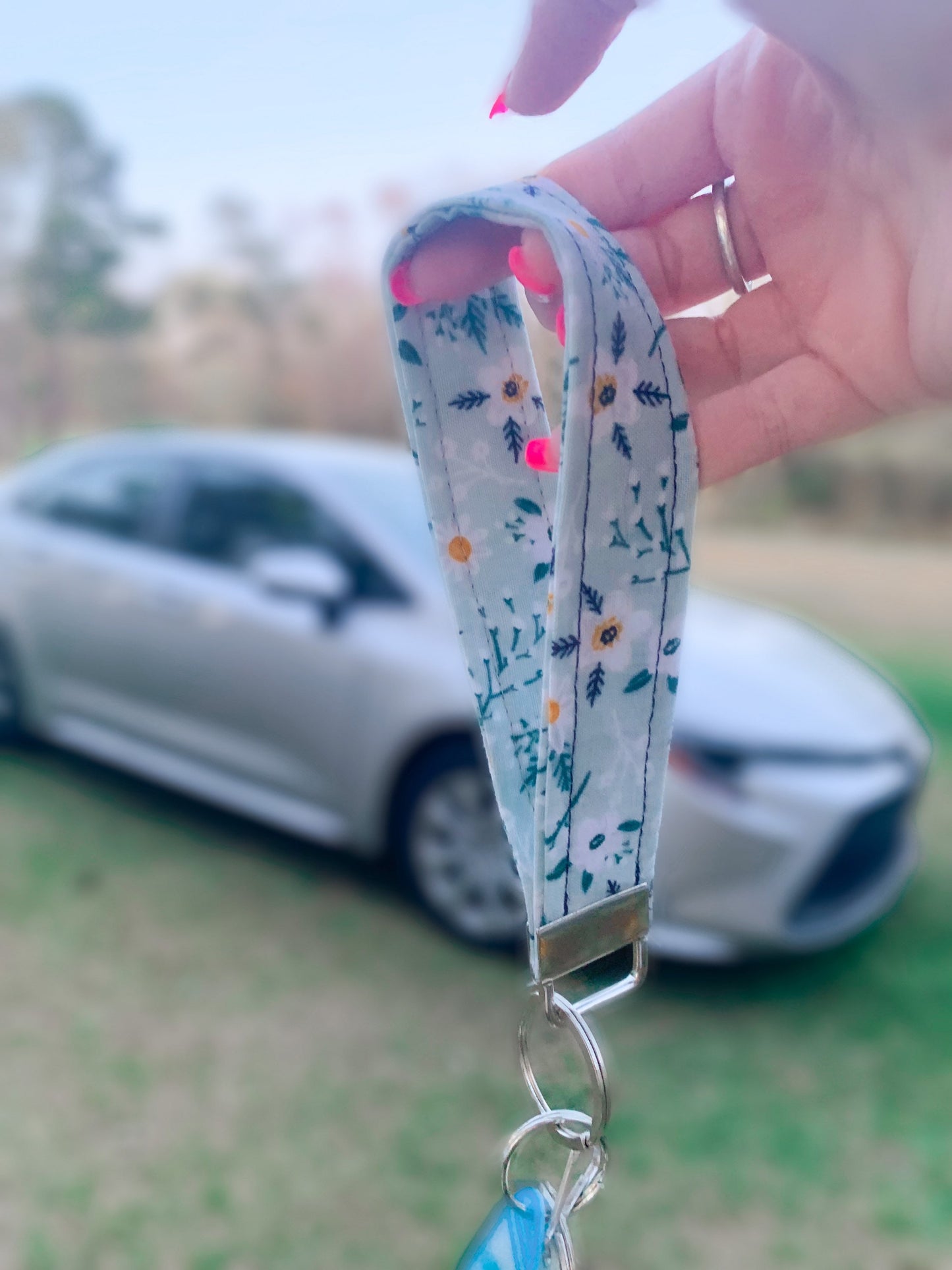 Flower Key Fob