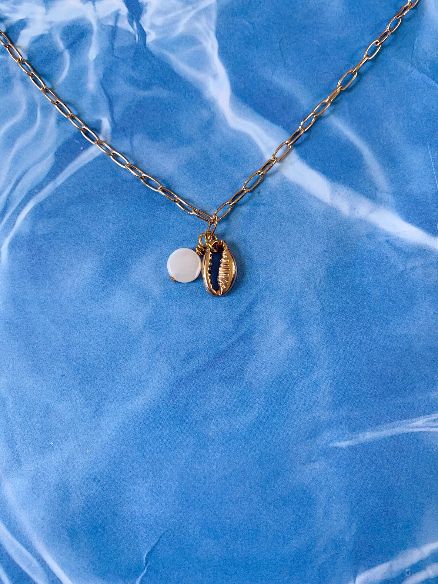 Sandy Seashell Necklace